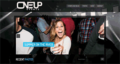Desktop Screenshot of oneupevents.com
